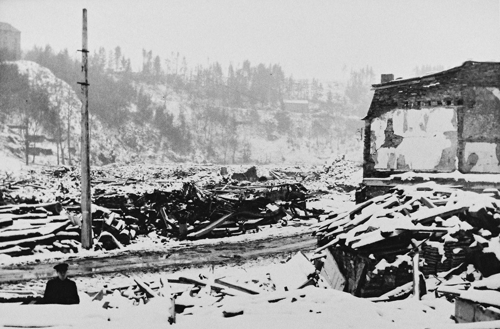 Martyred town of Houffalize