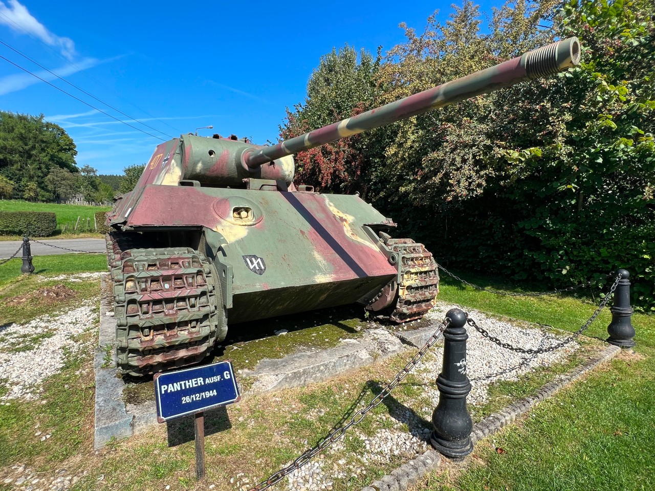 Der Panther von Grandmenil, der die Kämpfe überstand