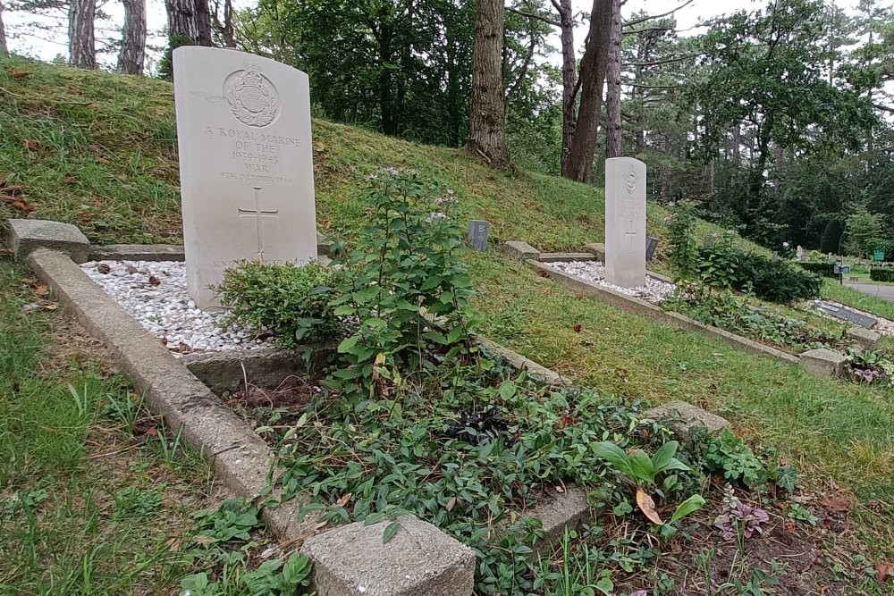 Bunkers at the cemetery
