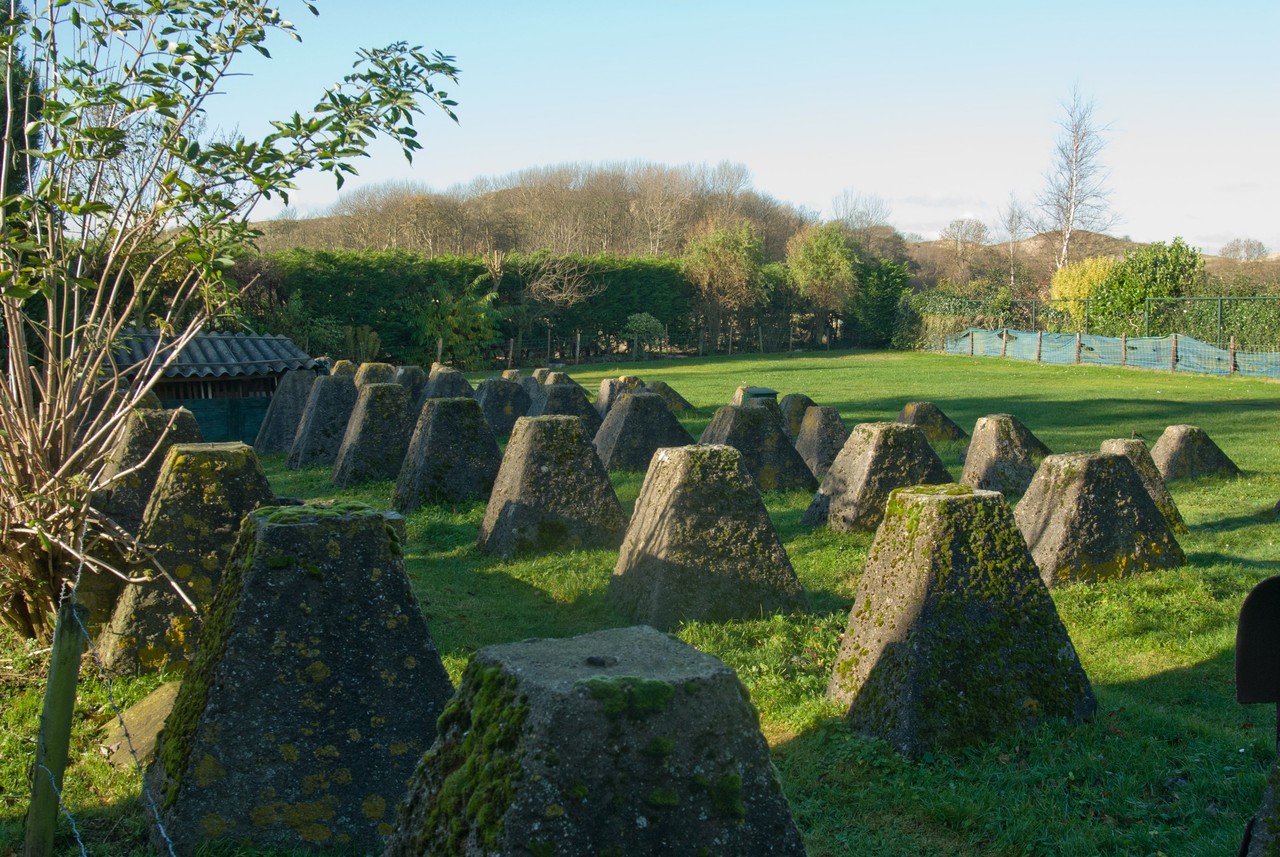 Dragon’s teeth on the Herenweg