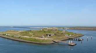 Fort Eiland, armored fort in Ijmuiden
