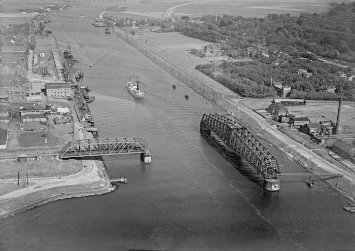 The Velsen railway bridge
