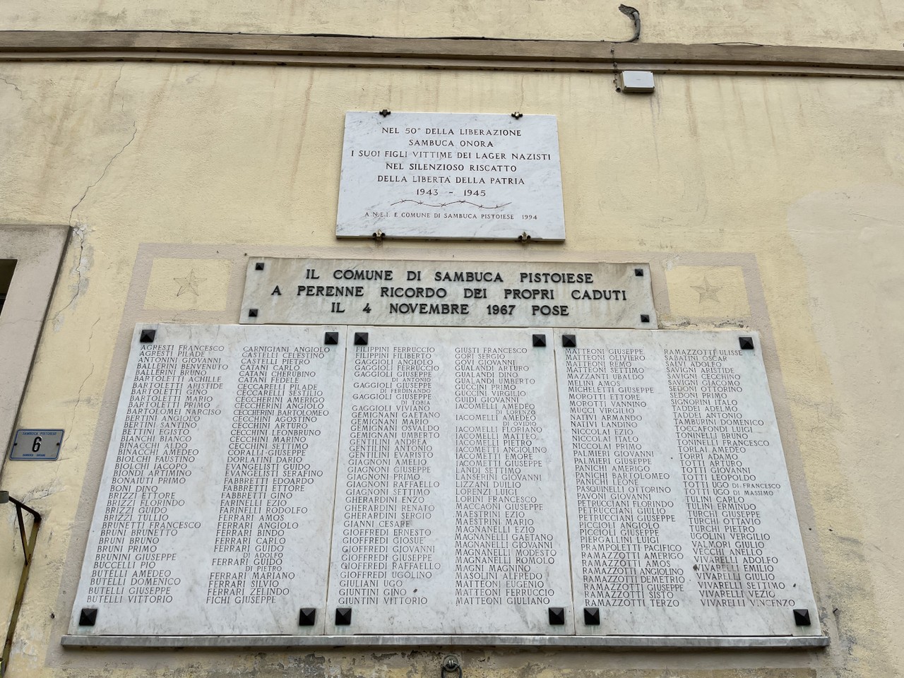 Resistance, Deportation, and Massacres in Sambuca Pistoiese