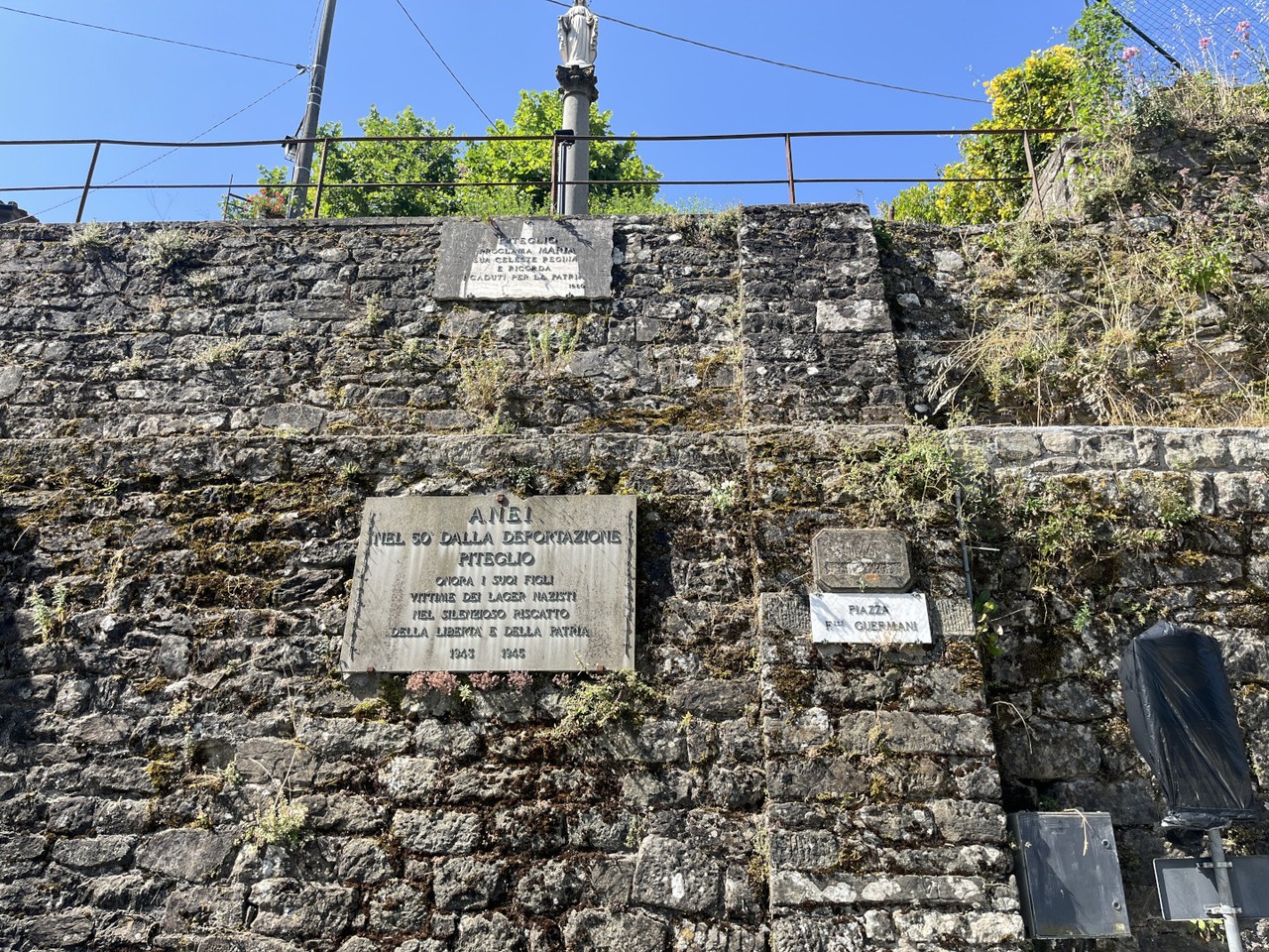 Plaque in Memory of Deportees from Piteglio to Nazi Concentration Camps
