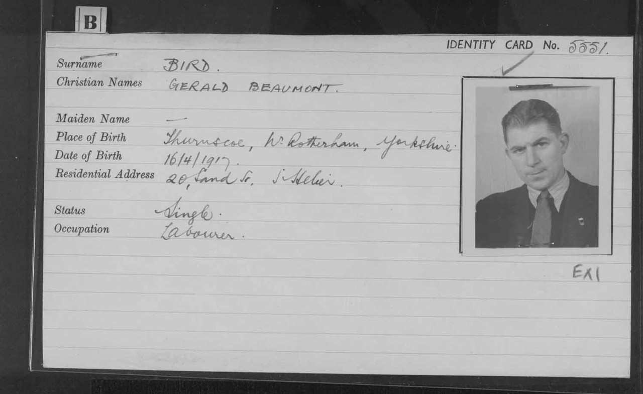 ​​Stolperstein in memory of Gerald Bird