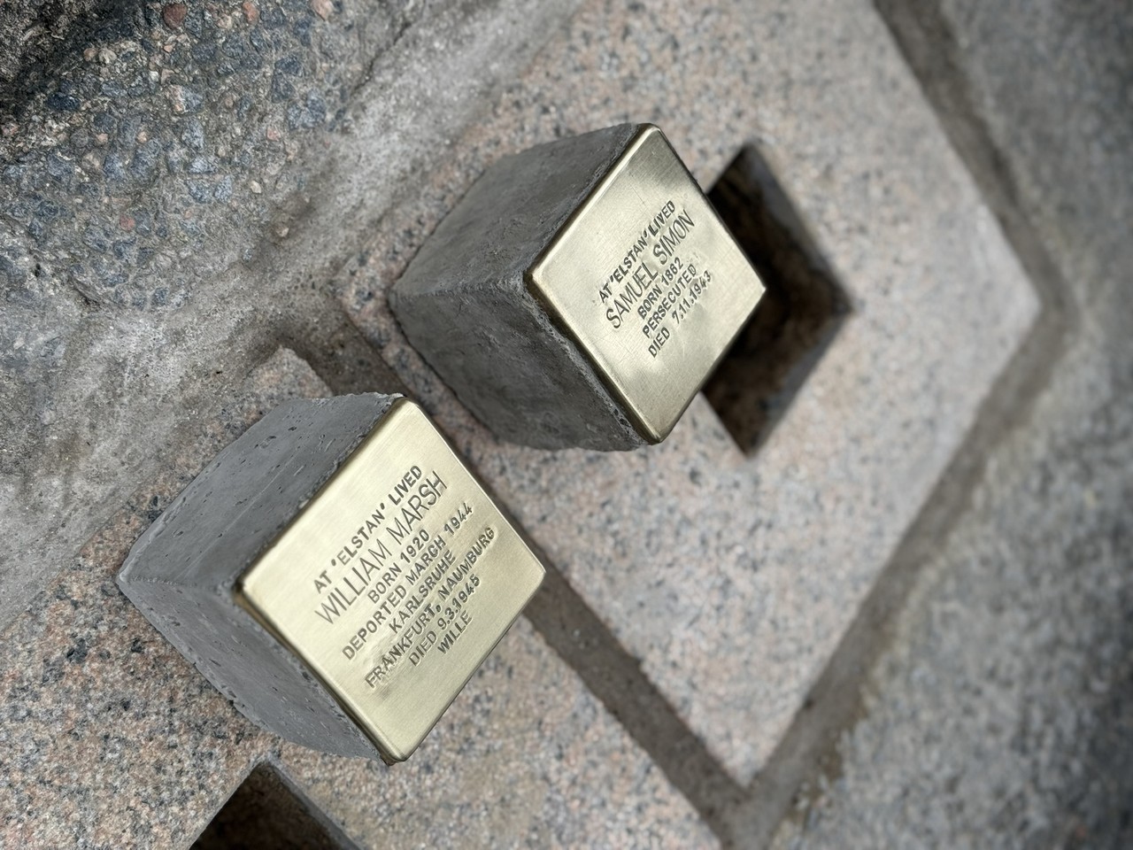 ​​Stolperstein in memory of Samuel Simon