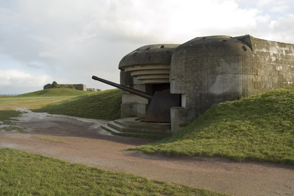 Battery. 1:700 4 Longues-sur-Mer Batterie Atlantic Wall Atlantikwall Bunker