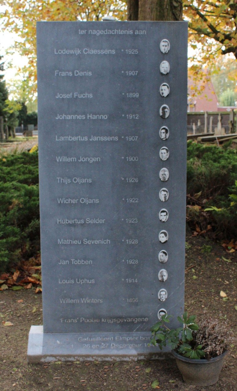 Monument for executed residents of Roermond 