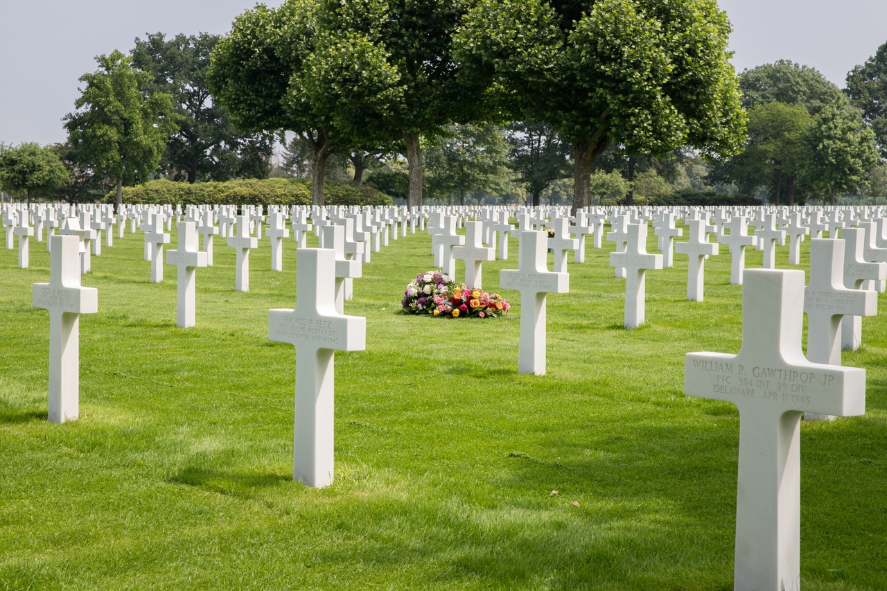 Amerikanischer Soldatenfriedhof in den Niederlanden