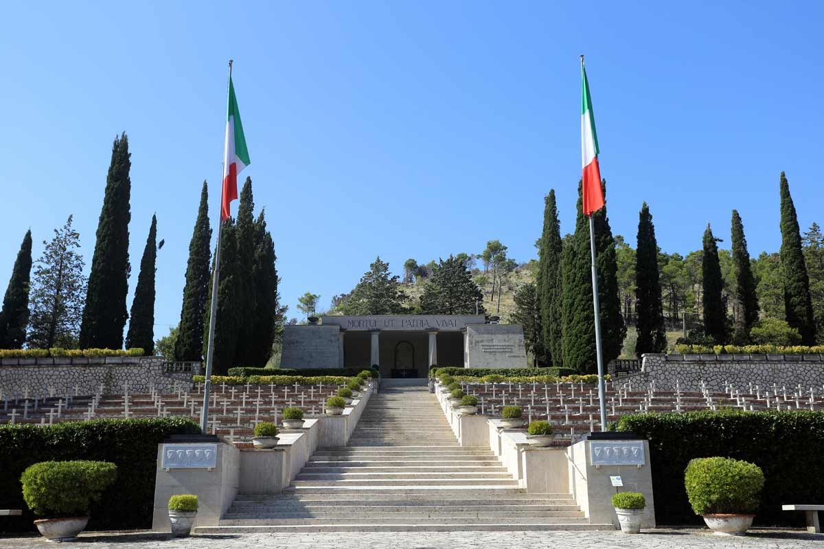 Italian Military Memorial in Mignano Montelungo