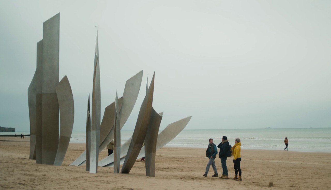 Along the D-day beaches