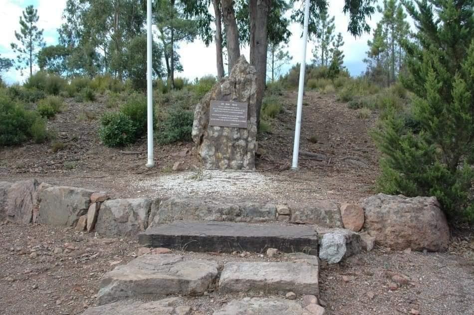 The Belle Barbe pass monument
