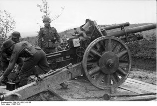 German Cannoneers in an impossible position